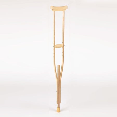 Underarm Crutches Sammons Preston® Adult 5 Foot 1 Inch to 5 Foot 8 Inch User Height Wood Frame 350 lbs. Weight Capacity