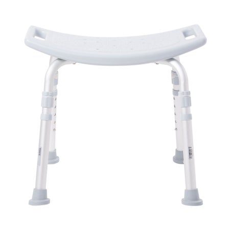 Bath Bench McKesson Without Arms Aluminum Frame Without Backrest 19-1/4 Inch Seat Width 300 lbs. Weight Capacity