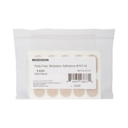 Protective Pad McKesson Pedi-Pad Size 101 Adhesive Backing