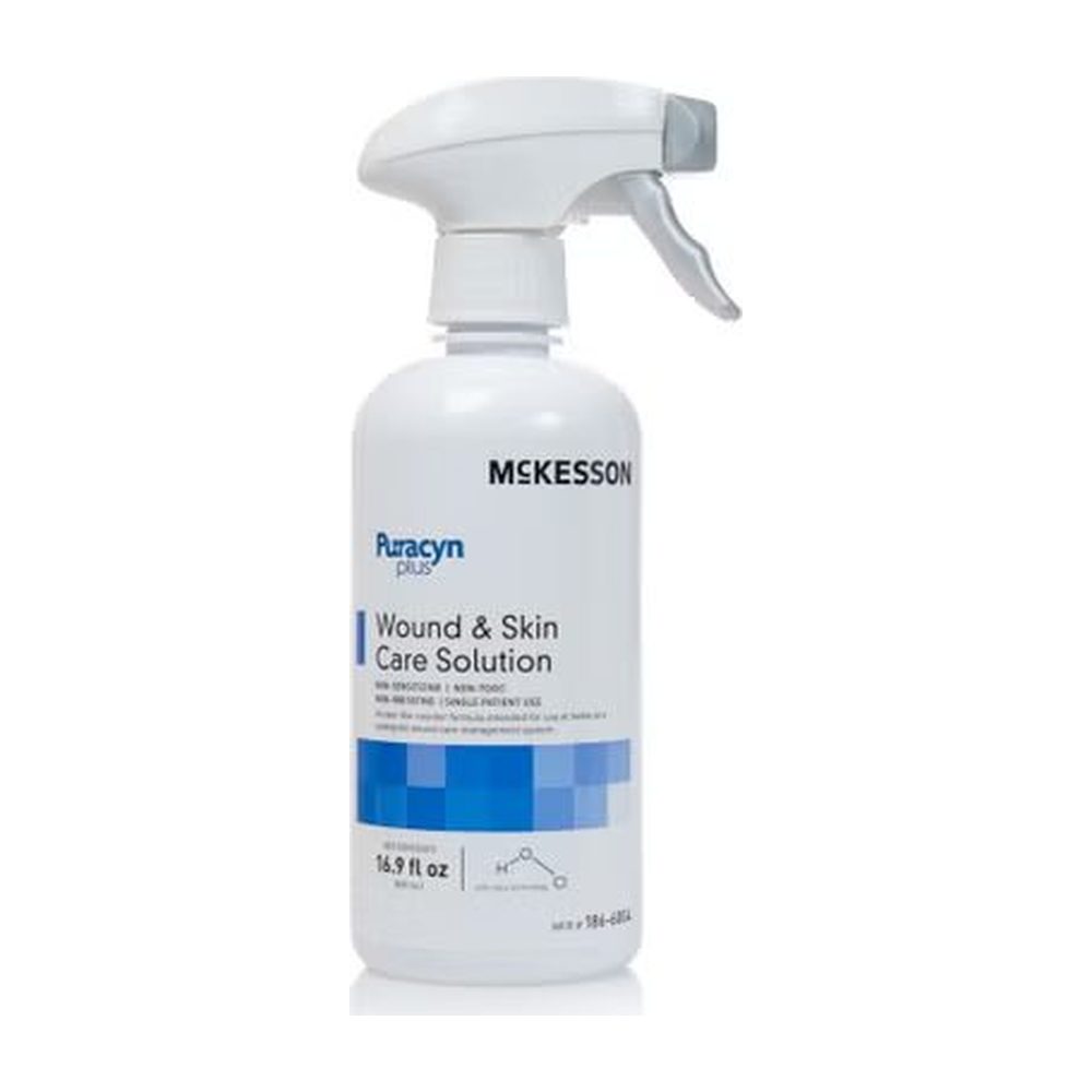 Wound Cleanser McKesson Puracyn® Plus OTC 16.9 oz. Spray Bottle NonSterile Antimicrobial