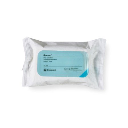 Personal Cleansing Wipe Brava® Soft Pack Unscented 15 Count