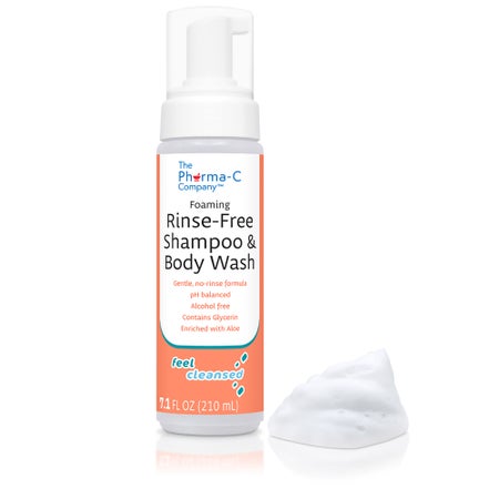 Rinse-Free Shampoo and Body Wash The Pharma-C Company® 7.1 oz. Pump Bottle Fresh Scent
