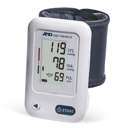 Home Automatic Digital Blood Pressure Monitor A&D Medical Medium Cuff Wrist Cloth Fabric Cuff 13.5 - 21.5 cm Mobile