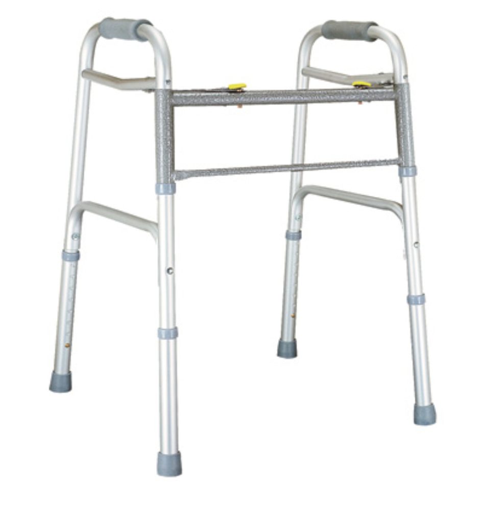 Lumex Imperial Collection Bariatric Folding Walker, Dual Release, 2/Carton