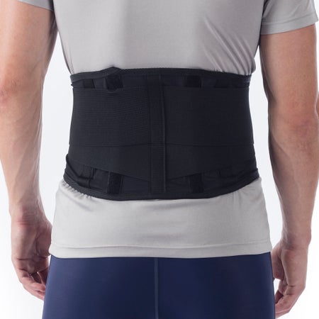 Occupational Back Support NYOrtho Breathable Small Hook and Loop Closure 26 to 30 Inch Waist Circumference 8 Inch Back Height Adult