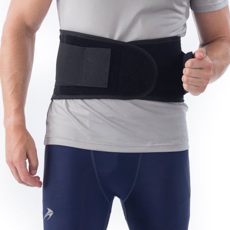 Occupational Back Support NYOrtho Breathable 2X-Large Hook and Loop Closure 42 to 46 Inch Waist Circumference 8 Inch Back Height Adult