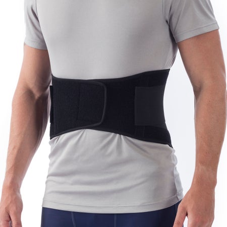Occupational Back Support NYOrtho Deluxe 2X-Large Hook and Loop Closure 42 to 46 Inch Waist Circumference 9 Inch Back Height Adult