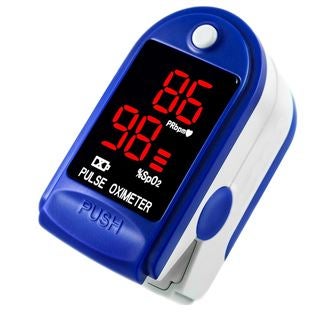 Fingertip Pulse Oximeter Reacthealth Adult Battery Operated LED Display