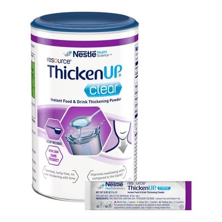 Food and Beverage Thickener ThickenUp® Clear 4.4 oz. Canister Unflavored Powder IDDSI Level 0 Thin