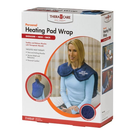 Heating Pad Theracare™ Neck / Shoulder / Back One Size Fits Most Micro-Plush Fabric Reusable