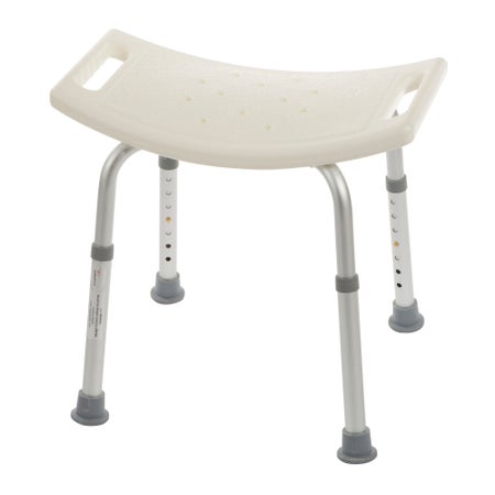 Bath Bench Cardinal Health™ Without Arms Aluminum Frame Without Backrest 18 Inch Seat Width 250 lbs. Weight Capacity