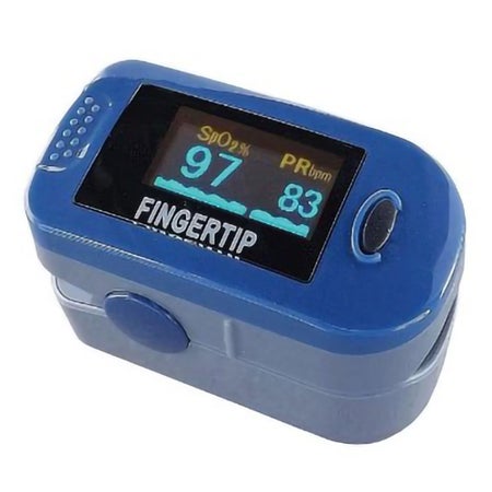 Fingertip Pulse Oximeter Medsource Adult Battery Operated OLED Display