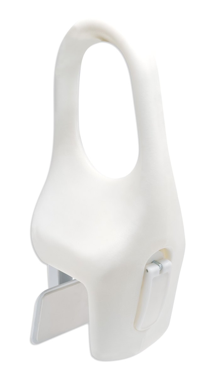 Lumex Tub-Guard Bathtub Grab Bar, White, 12 in, 3/Carton
