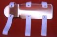 Cock-Up Wrist Splint DeRoyal® Canvas Left Hand White Large