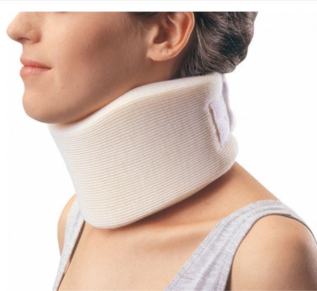 Cervical Collar ProCare® Form Fit™ Low Contoured / Firm Density Adult Small, Long One-Piece 3 Inch Height 22 Inch Length 15 to 20 Inch Neck Circumference