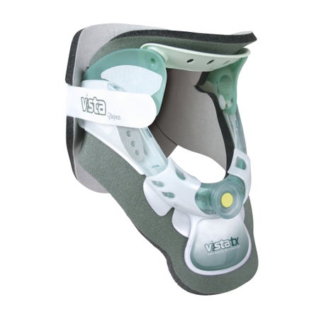 Rigid Cervical Collar with Replacement Pads Aspen® Vista® TX Preformed Adult One Size Fits Most Two-Piece / Trachea Opening Adjustable Height 13 to 19 Inch Neck Circumference