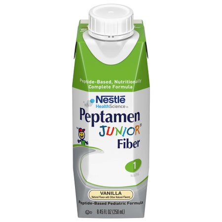 Pediatric Oral Supplement Peptamen Junior® Fiber Vanilla Flavor 8.45 oz. Carton Liquid Fiber Impaired GI Function