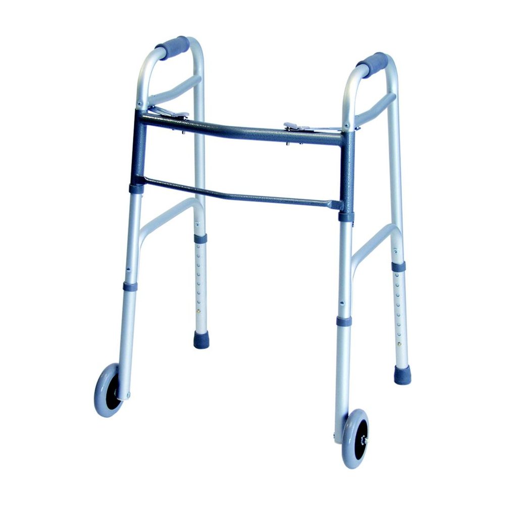 Lumex Dual Release Walker with Wheels