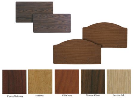 Headboard / Footboard Rectangular Style Solar Oak