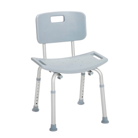 Bath Bench drive™ Fixed Arms Aluminum Frame Removable Backrest 19-1/4 Inch Seat Width 300 lbs. Weight Capacity