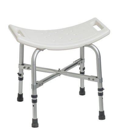 Bath Bench drive™ Without Arms Aluminum Frame Without Backrest 20 Inch Seat Width 500 lbs. Weight Capacity