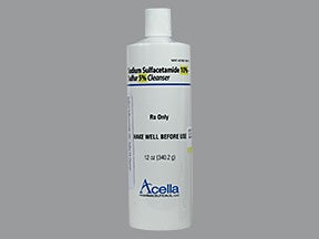 Sulfacetamide Sodium / Sulfur 10% - 5% Cleanser 12 oz.