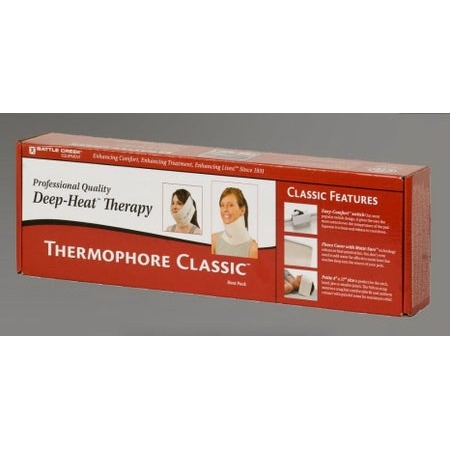 Moist Heating Pad Thermophore® Classic™ Neck / Jaw / Sinus Petite Cotton Blend Cover Reusable
