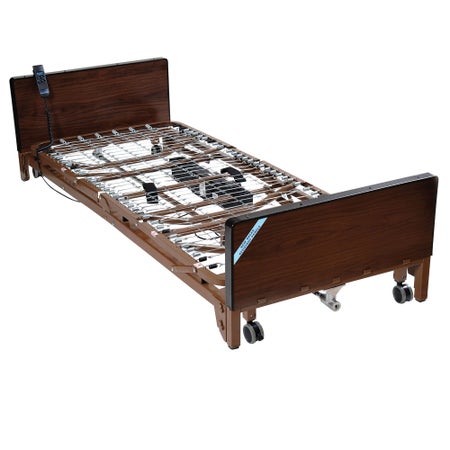Electric Bed Full Low 88 Inch Length Spring Deck 3 Functions 9-1/2 to 23-1/2 Inch Height Range