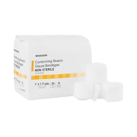 Conforming Bandage McKesson 1 Inch X 1-7/10 Yard NonSterile 24 per Pack