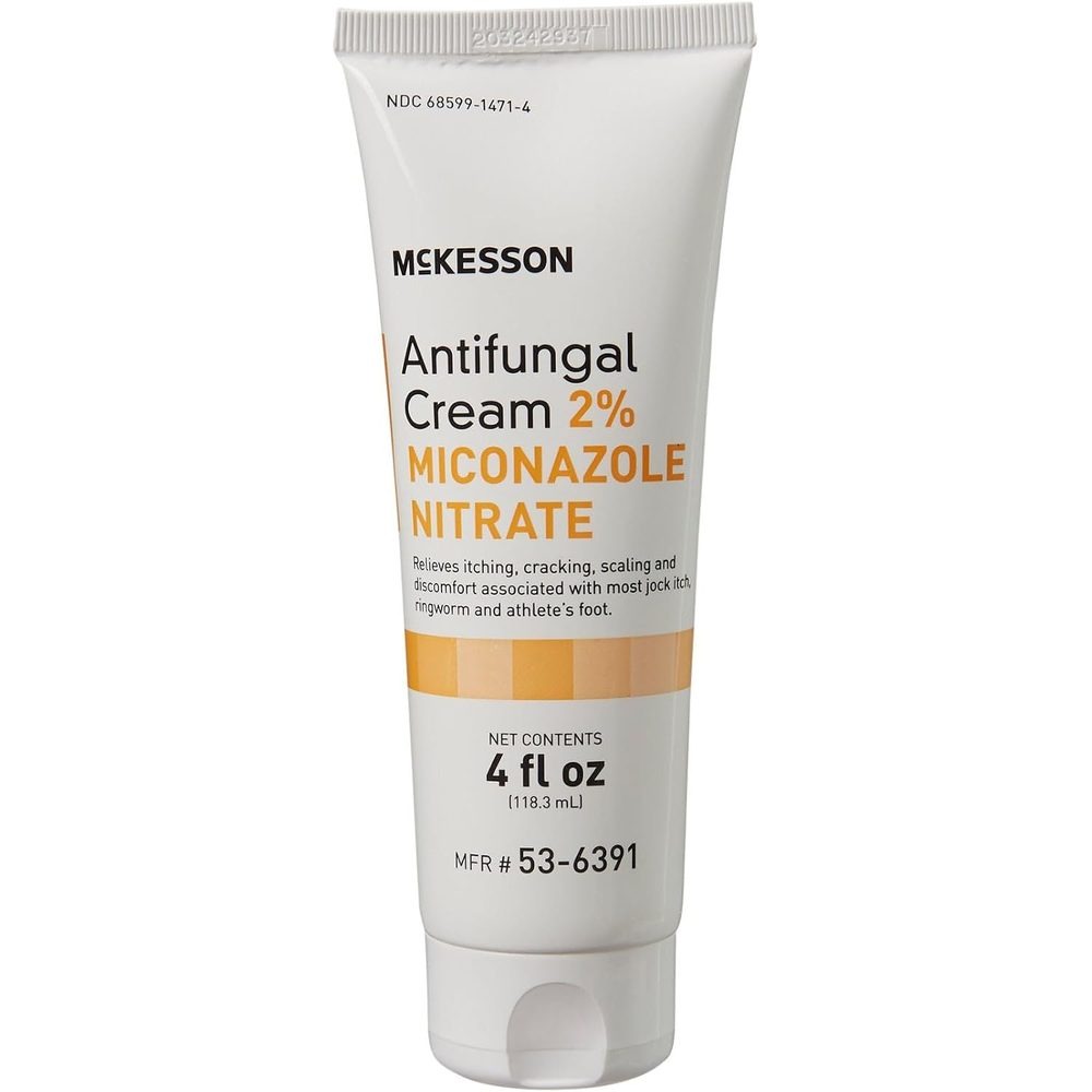 Antifungal McKesson Brand 2% Strength Cream 4 oz. Tube