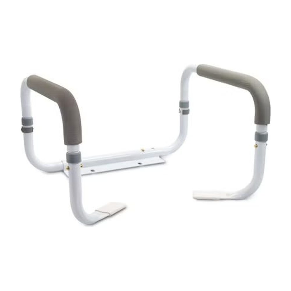 Toilet Safety Rail McKesson White Steel