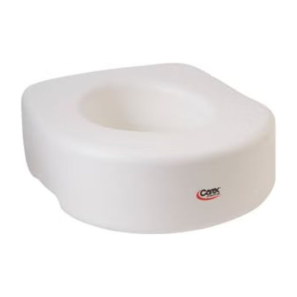 Raised Toilet Seat Carex® Economy 5-1/2 Inch Height Standard / Elongated 300 lbs. Weight Capacity