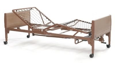 Semi-Electric Bed Home Care High-Low 88 Inch Length Split Spring Design 3 Functions 15 to 23 Inch Height Range