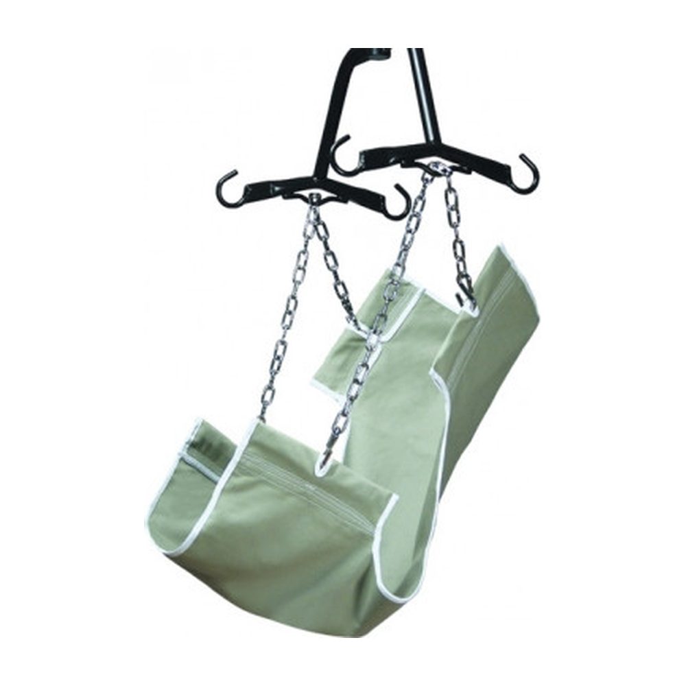 Drive Medical 13026 Commode Sling, 4 Point Cradle, Chainless, Green