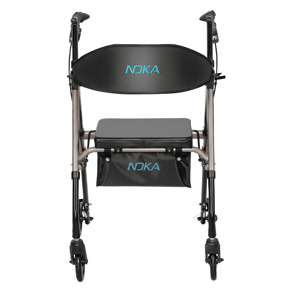 RollaGo 6in Wide Back Aluminum Rollator