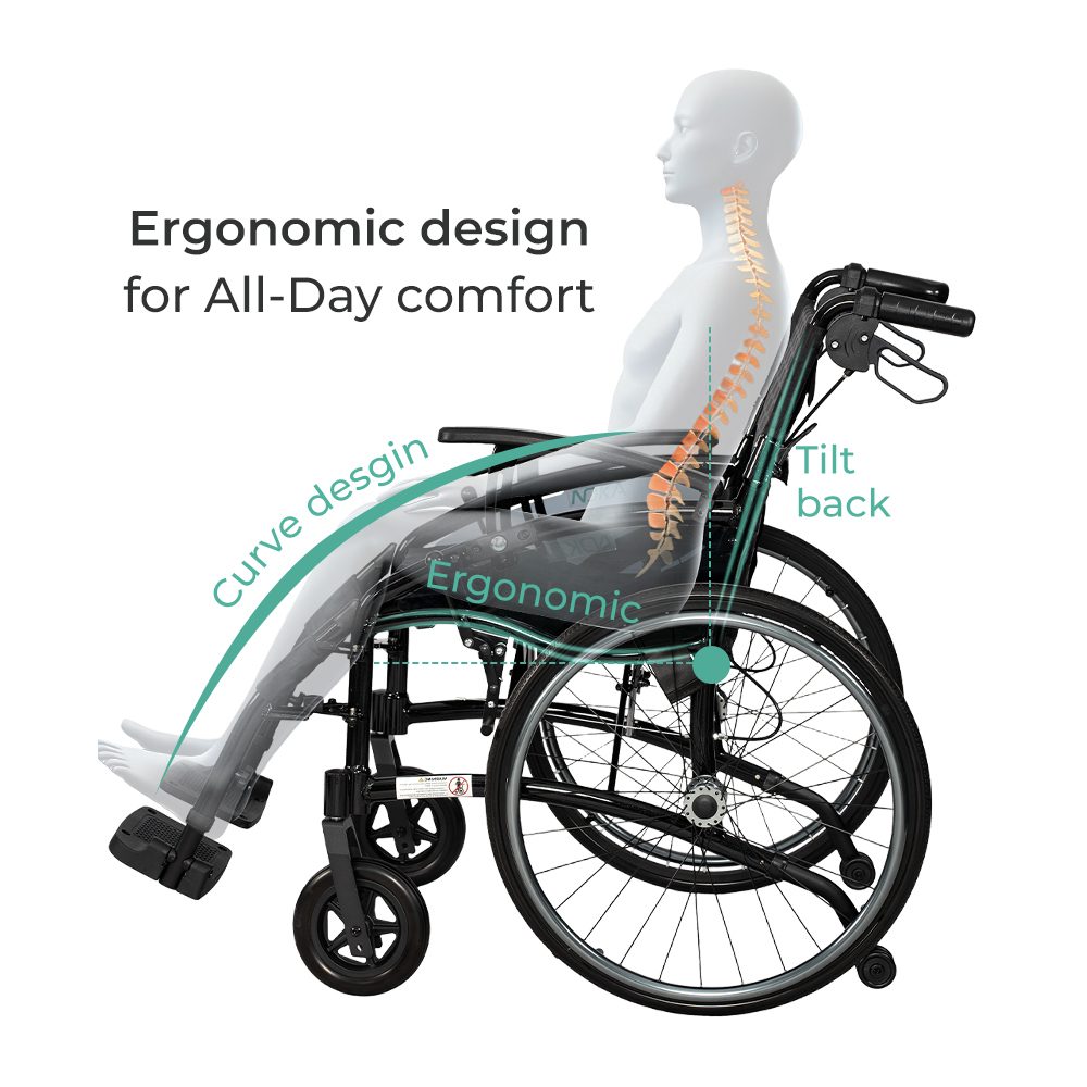 Axera Lightweight Wheelchair with Adjust