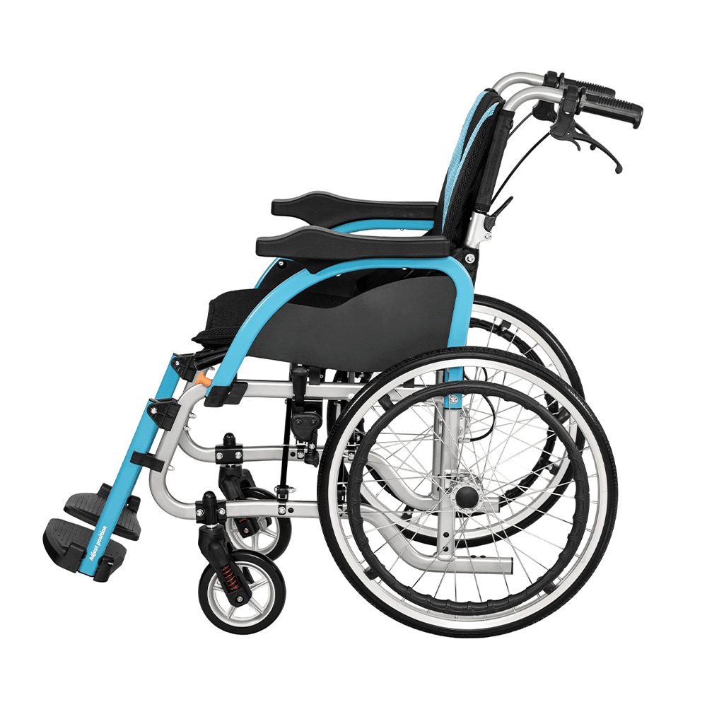 Lightweight Wheelchair with Flip-up Arms